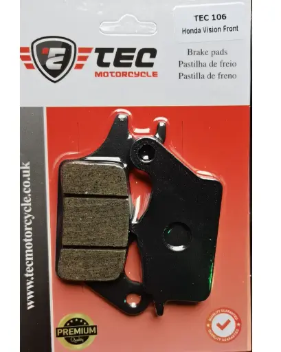 Pastilla de Freno Honda Vision delantera TEC 106